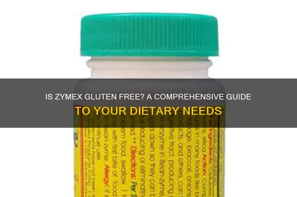 is zymex gluten free