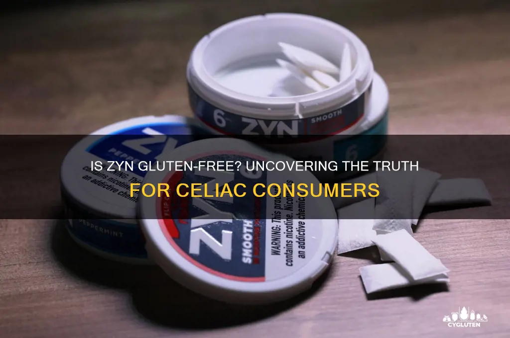 is zyn gluten free