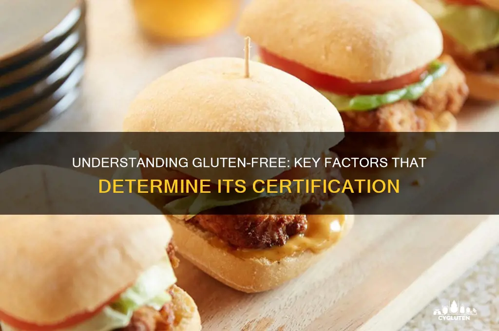 what determines gluten free