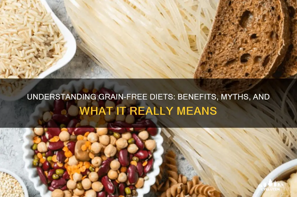 what does grain free mean
