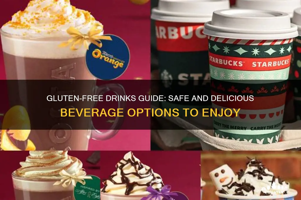 what drinks gluten free