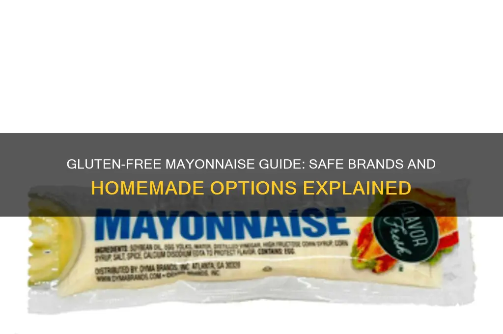 what mayonnaise is gluten free