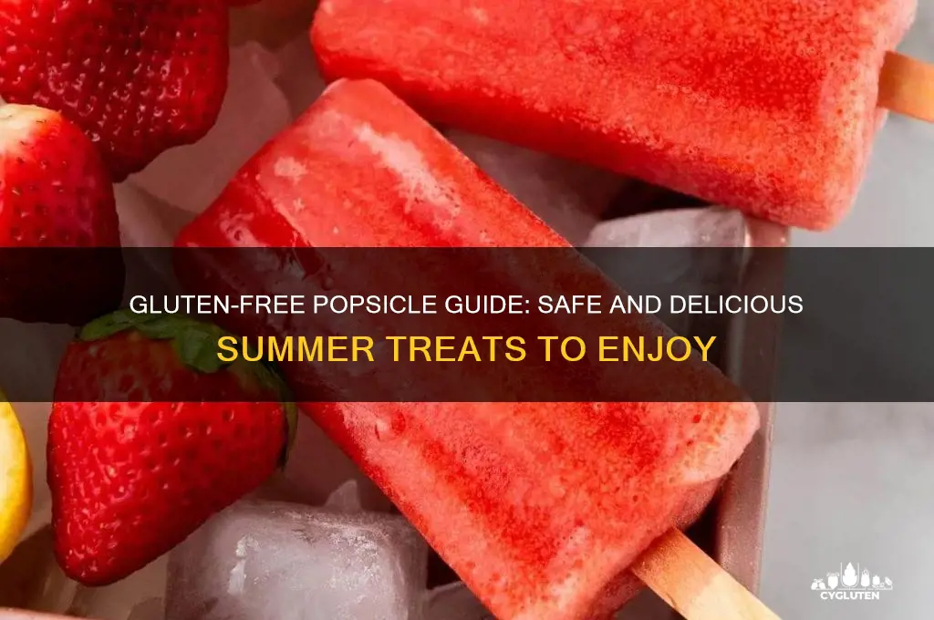what popsicles are gluten free