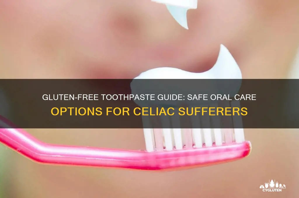 what toothpaste is gluten free