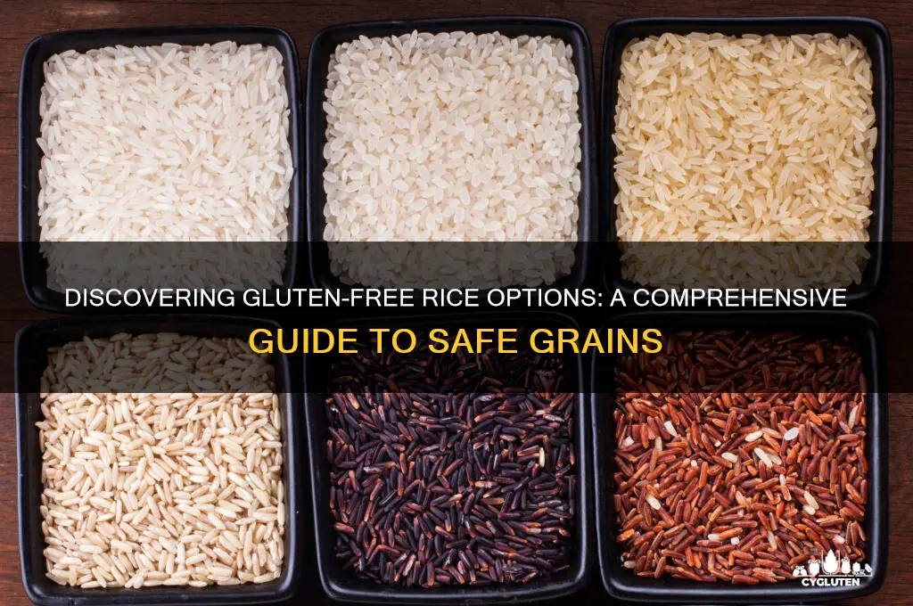 which rice is gluten free